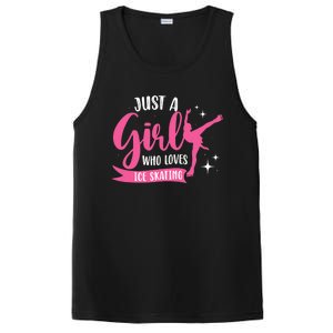 Just A Girl Who Loves Ice Skating PosiCharge Competitor Tank