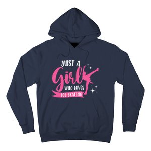 Just A Girl Who Loves Ice Skating Hoodie