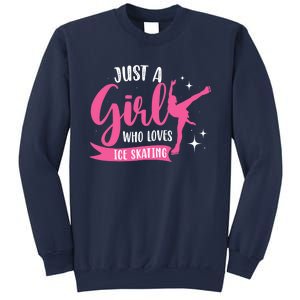 Just A Girl Who Loves Ice Skating Sweatshirt