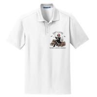 Just A Girl Who Loves Books Halloween Skeleton Christmas Dry Zone Grid Polo