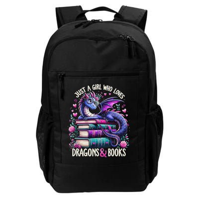 Just A Girl Who Loves Dragons And Books Dragon Reading Backpack