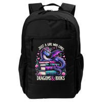 Just A Girl Who Loves Dragons And Books Dragon Reading Backpack
