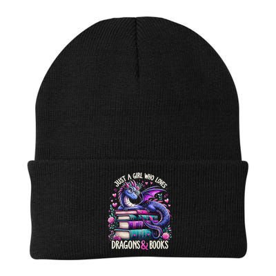 Just A Girl Who Loves Dragons And Books Dragon Reading Beanie