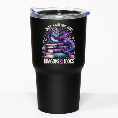Just A Girl Who Loves Dragons And Books Dragon Reading Tumbler