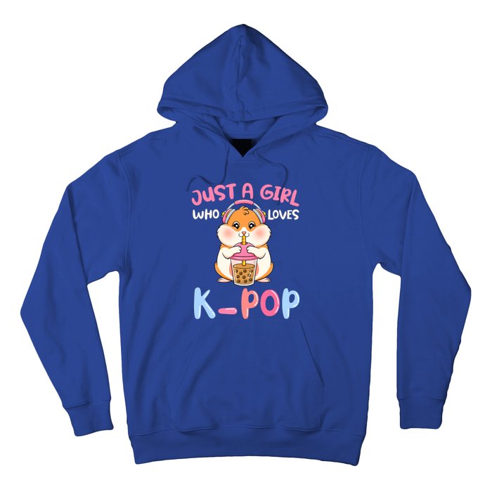 Just A Girl Who Loves Kcute Giftpop And Hamster Meaningful Gift Hoodie