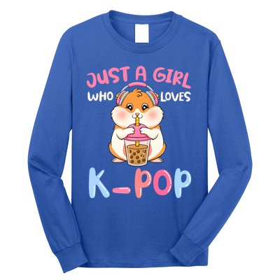 Just A Girl Who Loves Kcute Giftpop And Hamster Meaningful Gift Long Sleeve Shirt