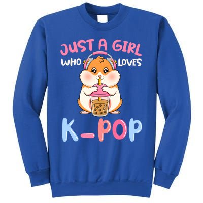 Just A Girl Who Loves Kcute Giftpop And Hamster Meaningful Gift Sweatshirt