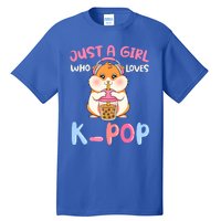 Just A Girl Who Loves Kcute Giftpop And Hamster Meaningful Gift Tall T-Shirt