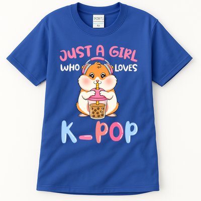 Just A Girl Who Loves Kcute Giftpop And Hamster Meaningful Gift Tall T-Shirt