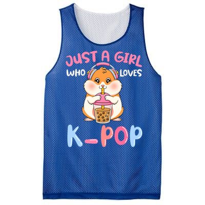 Just A Girl Who Loves Kcute Giftpop And Hamster Meaningful Gift Mesh Reversible Basketball Jersey Tank