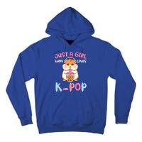 Just A Girl Who Loves Kcute Giftpop And Hamster Meaningful Gift Tall Hoodie