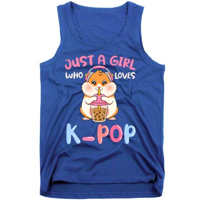 Just A Girl Who Loves Kcute Giftpop And Hamster Meaningful Gift Tank Top