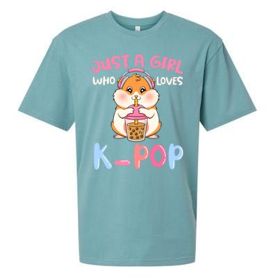 Just A Girl Who Loves Kcute Giftpop And Hamster Meaningful Gift Sueded Cloud Jersey T-Shirt