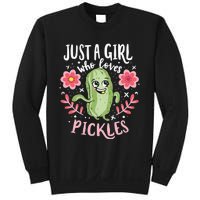 Just A Girl Who Loves Pickles Sweatshirt