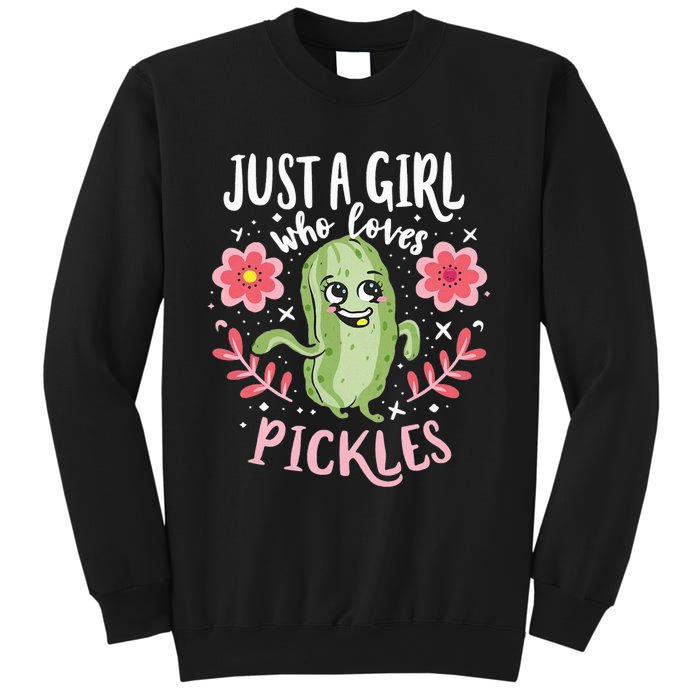 Just A Girl Who Loves Pickles Sweatshirt