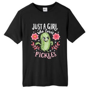 Just A Girl Who Loves Pickles Tall Fusion ChromaSoft Performance T-Shirt