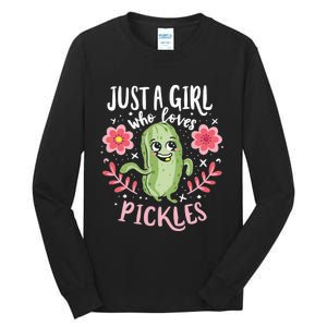 Just A Girl Who Loves Pickles Tall Long Sleeve T-Shirt