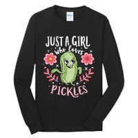 Just A Girl Who Loves Pickles Tall Long Sleeve T-Shirt