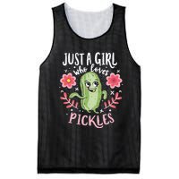 Just A Girl Who Loves Pickles Mesh Reversible Basketball Jersey Tank