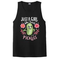 Just A Girl Who Loves Pickles PosiCharge Competitor Tank