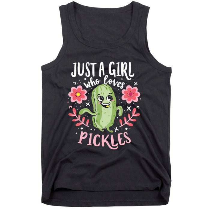 Just A Girl Who Loves Pickles Tank Top