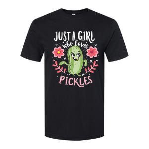 Just A Girl Who Loves Pickles Softstyle CVC T-Shirt