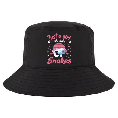 Just A Girl Who Loves Snakes Snake Lover Gift Cool Comfort Performance Bucket Hat