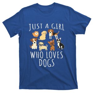 Just A Girl Who Loves Dogs T-Shirt