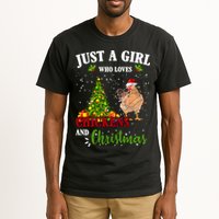 Just A Girl Who Loves Chickens And Christmas Tall T-Shirt