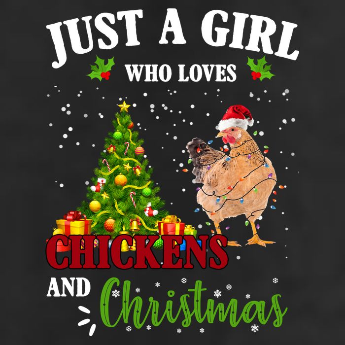 Just A Girl Who Loves Chickens And Christmas Trucker Hat