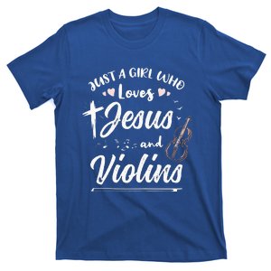 Just A Girl Who Loves Jesus And Violins T-Shirt