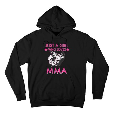 Just A Girl Who Loves MMA Mixed Martial Arts Hoodie