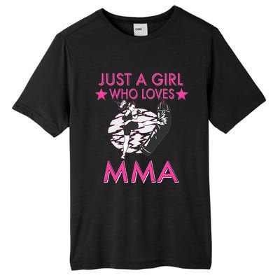 Just A Girl Who Loves MMA Mixed Martial Arts Tall Fusion ChromaSoft Performance T-Shirt