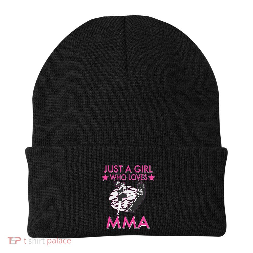 Just A Girl Who Loves MMA Mixed Martial Arts Beanie