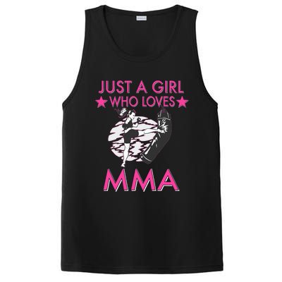 Just A Girl Who Loves MMA Mixed Martial Arts PosiCharge Competitor Tank