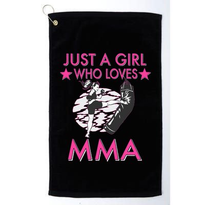 Just A Girl Who Loves MMA Mixed Martial Arts Golf Towel