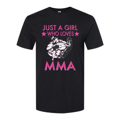 Just A Girl Who Loves MMA Mixed Martial Arts Softstyle® CVC T-Shirt