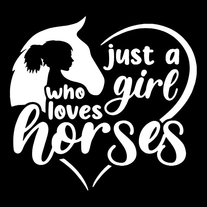 Just A Girl Who Loves Horses 16 in Basic Backpack