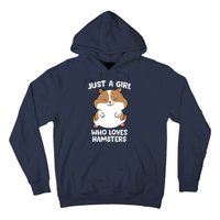 Just A Girl Who Loves Hamsters Cute Hamster Girl Hoodie