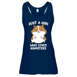 Just A Girl Who Loves Hamsters Cute Hamster Girl Ladies Essential Flowy Tank