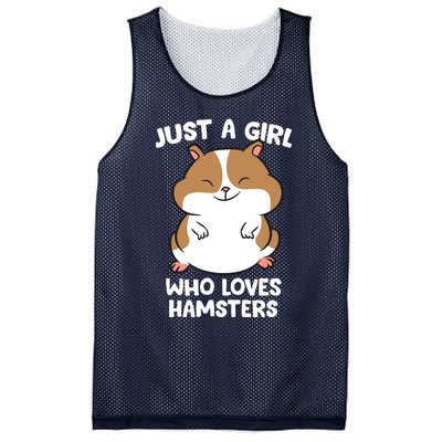 Just A Girl Who Loves Hamsters Cute Hamster Girl Mesh Reversible Basketball Jersey Tank