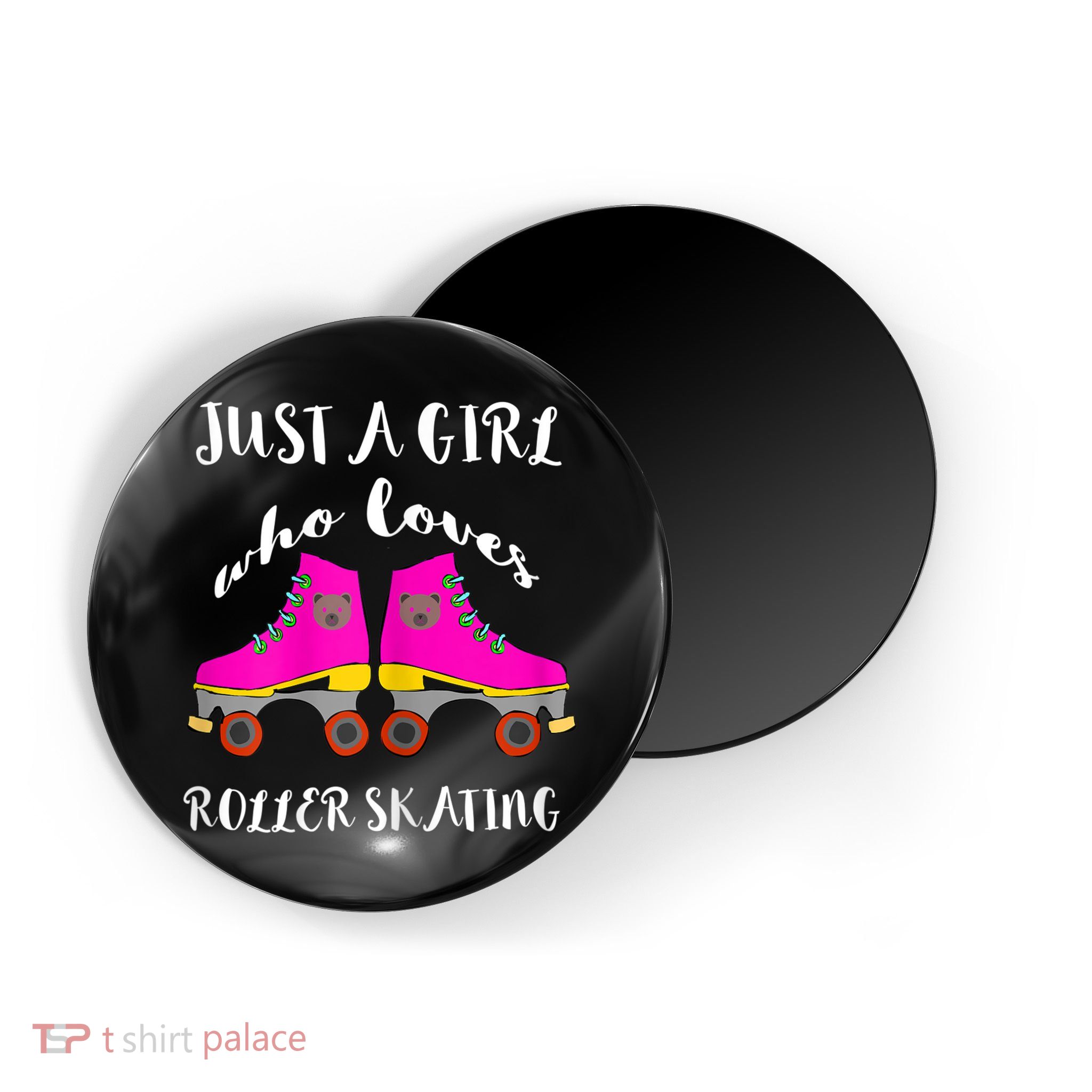 Just A Girl Who Loves Roller Skating Roller Skates Skaters Magnet