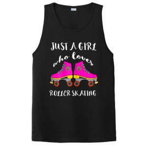 Just A Girl Who Loves Roller Skating Roller Skates Skaters PosiCharge Competitor Tank