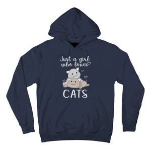 Just A Girl Who Loves Cats Tall Hoodie