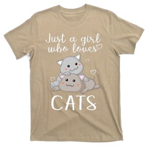 Just A Girl Who Loves Cats T-Shirt