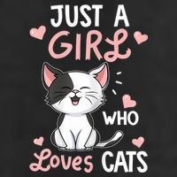 Just A Girl Who Loves Cats Tshirt Cute Cat Lover 11oz C Handle Ceramic Mug