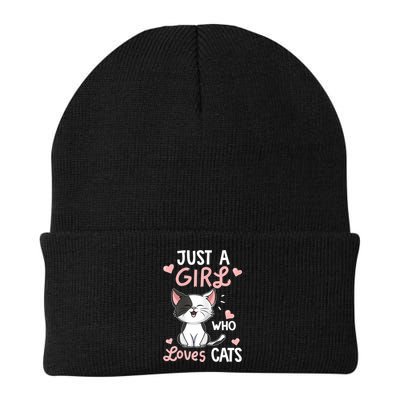 Just A Girl Who Loves Cats Tshirt Cute Cat Lover Beanie