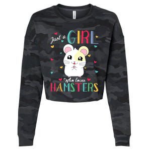 Just A Girl Who Loves Hamsters Cropped Pullover Crew