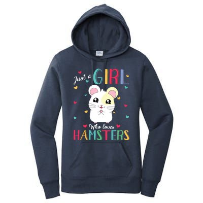 Just A Girl Who Loves Hamsters Women's Pullover Hoodie