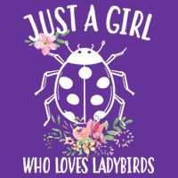 Just A Girl Who Loves Ladybugs Cooling Performance Crew T-Shirt